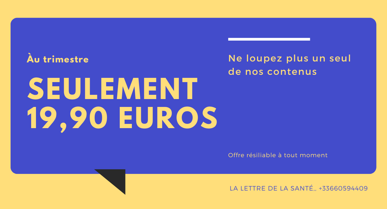Abonnement trimestriel à 19,90 euros
